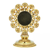 Important Boucheron Imperial Iranian Presentation Gem Set Gold Clock 1955