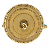 Important Boucheron Imperial Iranian Presentation Gem Set Gold Clock 1955