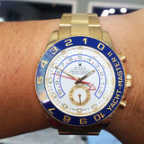 ROLEX 116688 YACHT MASTER II 18K YELLOW GOLD WATCH