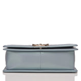 Chanel Light Blue Iridescent Calfskin Medium Boy Bag