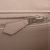 Hermes Argile Tadelakt Birkin 35cm Guilloche Palladium Hardware