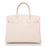 Hermes Craie Togo Birkin 30cm Gold Hardware