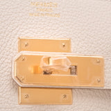 Hermes Craie Togo Birkin 30cm Gold Hardware