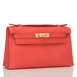Hermes Capucine Swift Mini Kelly Pochette