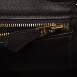Hermes Black Swift Kelly 25cm Gold Hardware