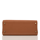 Hermes Gold Togo Kelly 28cm Gold Hardware