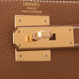 Hermes Gold Togo Kelly 28cm Gold Hardware