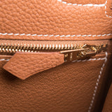 Hermes Gold Togo Kelly 28cm Gold Hardware