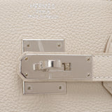 Hermes Craie Togo Birkin 35cm Palladium Hardware