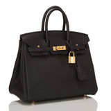 Hermes Black Togo Birkin 25cm Gold Hardware