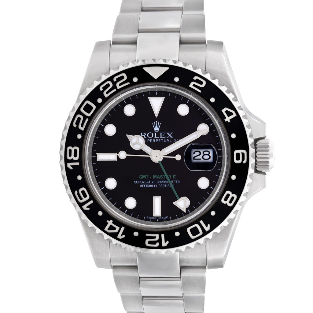 Rolex GMT-Master II 116710LN Click to enlarge Display Gallery Item 1 Display Gallery Item 2 Display Gallery Item 3 Display Gallery Item 4 Rolex GMT-Master II 116710LN