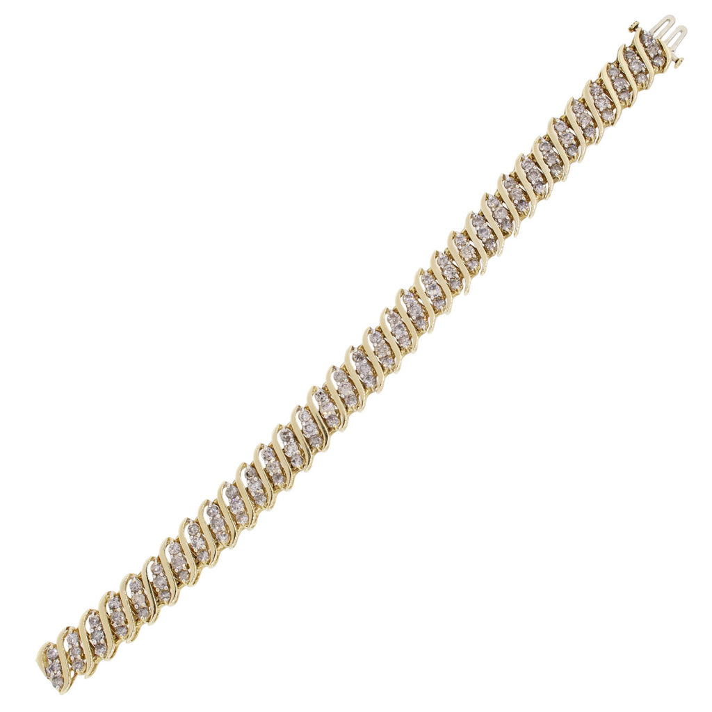 Your Name (required): Your Email (required): Your Phone: Your Message    Subscribe me your mailing list   SEND  14K YELLOW GOLD 4.32CTW DIAMOND BRACELET