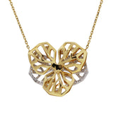 CARTIER CARESSE D’ORCHIDEES 18K TWO TONE GOLD NECKLACE
