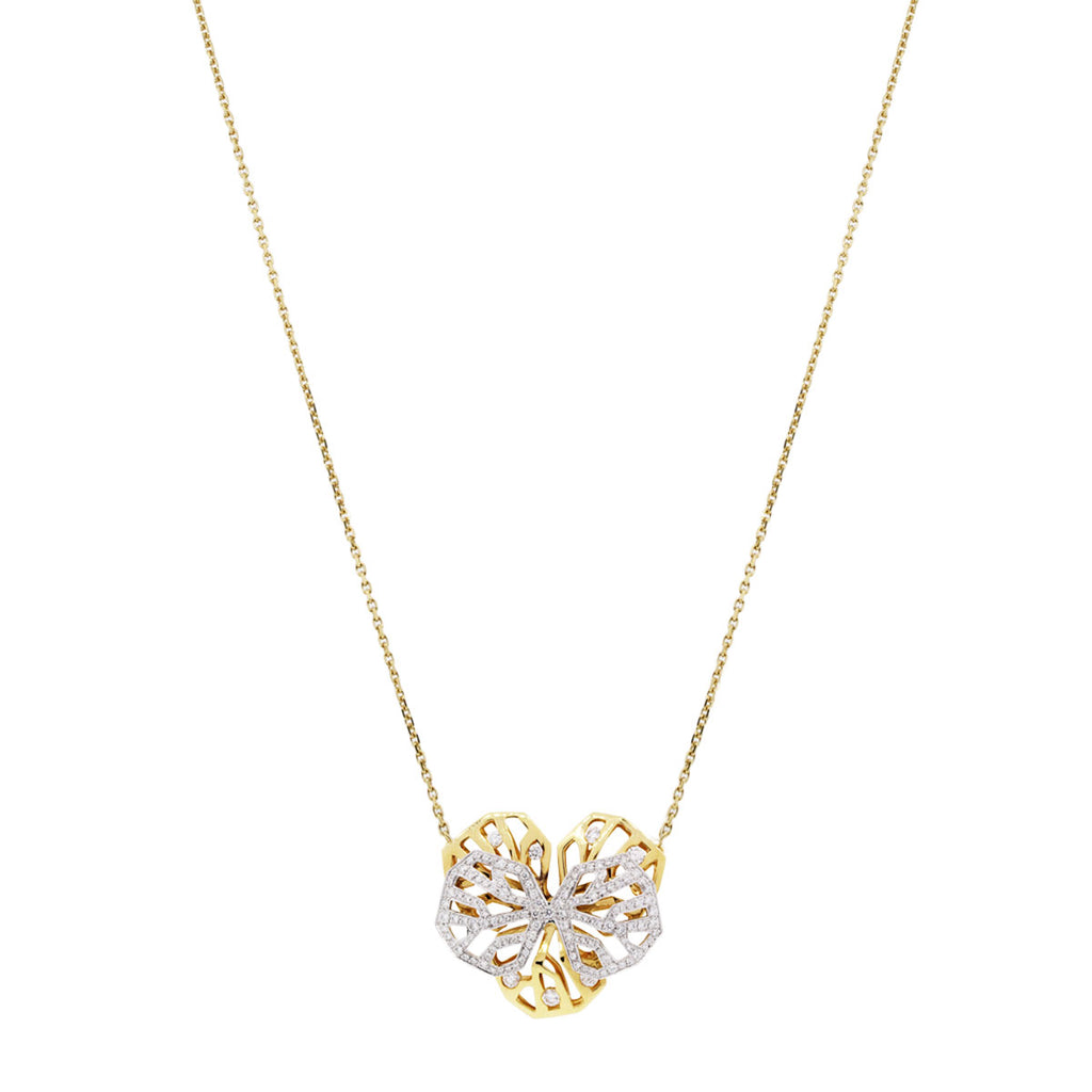 CARTIER CARESSE D’ORCHIDEES 18K TWO TONE GOLD NECKLACE