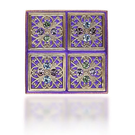 Purple Byzantine Cocktail Ring