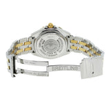 BREITLING D67365 TWO TONE MOTHER OF PEARL DIAMOND DIAL LADIES WATCH