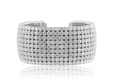 18kt Diamond 58.31 cts tw Cuff Bracelet