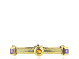 Semiprecious Gemstone Bracelet, signed Paul Morelli