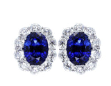 17.93ct Sapphire & Diamond Earrings