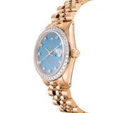 Rolex 31mm Stella Dial Datejust ref. #6828 with All Factory Diamonds