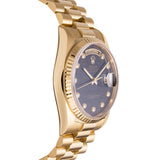 Circa 1990 Rolex Aventurine Diamond Dial Day-Date