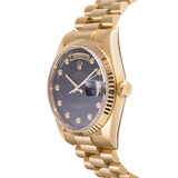 Circa 1990 Rolex Aventurine Diamond Dial Day-Date