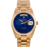 Circa 1984 Rolex Day-Date ref. #18038 with Lapis Dial