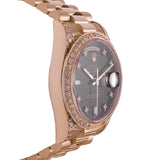 Rolex Diamond Day-Date 18138 with Rare Bezel Circa 1988