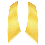 Gold Vermeil, Brocade Textured Statement Earrings