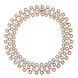 TIFFANY & CO. \"X\" DIAMOND AND GOLD NECKLACE