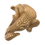 KIESELSTEIN-CORD ALLIGATOR CUFF BRACELET