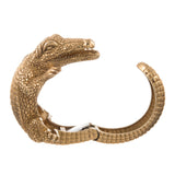 KIESELSTEIN-CORD ALLIGATOR CUFF BRACELET