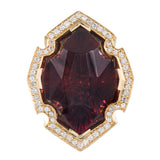 38CT RED TOURMALINE SIGNED NEIMAN MARCUS