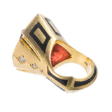 38CT RED TOURMALINE SIGNED NEIMAN MARCUS
