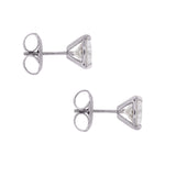 14K WHITE GOLD 2.43CTW DIAMOND STUD EARRINGS
