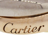 CARTIER TRINITY 18K TRI COLOR GOLD RING
