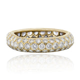 CARTIER 18K YELLOW GOLD 1CTW DIAMOND CLASSIC RING