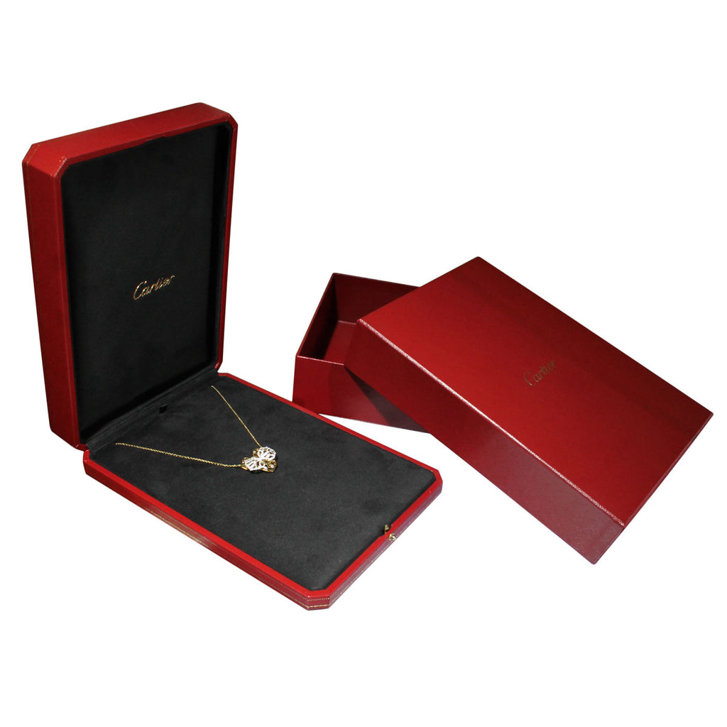CARTIER CARESSE D’ORCHIDEES 18K TWO TONE GOLD NECKLACE