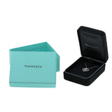 TIFFANY & CO. PLATINUM DIAMOND HEART PENDANT NECKLACE