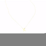 TIFFANY & CO. PALOMA PICASSO 18K YELLOW GOLD X NECKLACE