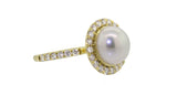 Pearl & Diamond Ring, by Sloane Street