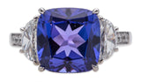 Tiffany & Co. Tanzanite Diamond Ring Platinum