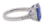 Tiffany & Co. Tanzanite Diamond Ring Platinum