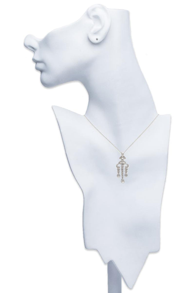 Tiffany & Co. Diamond Pendant Necklace Platinum