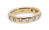Tiffany & Co. Diamond Ring 18K Yellow Gold