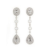 Beaudry Couture Collection Diamond Earrings in Platinum.