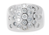 Hermes Diamond Ring 18K White Gold