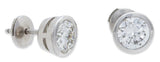 Diamond Stud Earrings Platinum