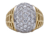 Diamond Ring 18K White & Yellow Gold