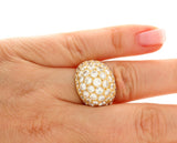 Van Cleef and Arpels VCA Diamond Ring 18K Yellow Gold
